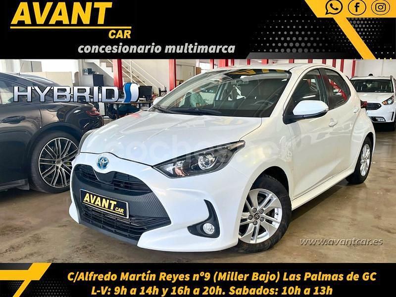 Blanco Usado 2021 Toyota Yaris Hybrid Active Berlina | 16.900 € (Super precio) - Imagen 1/4