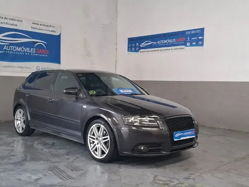 Käytetty Audi A3 S-Line 105 HP (77 kW) 2008 Ruskea Viistoperä
