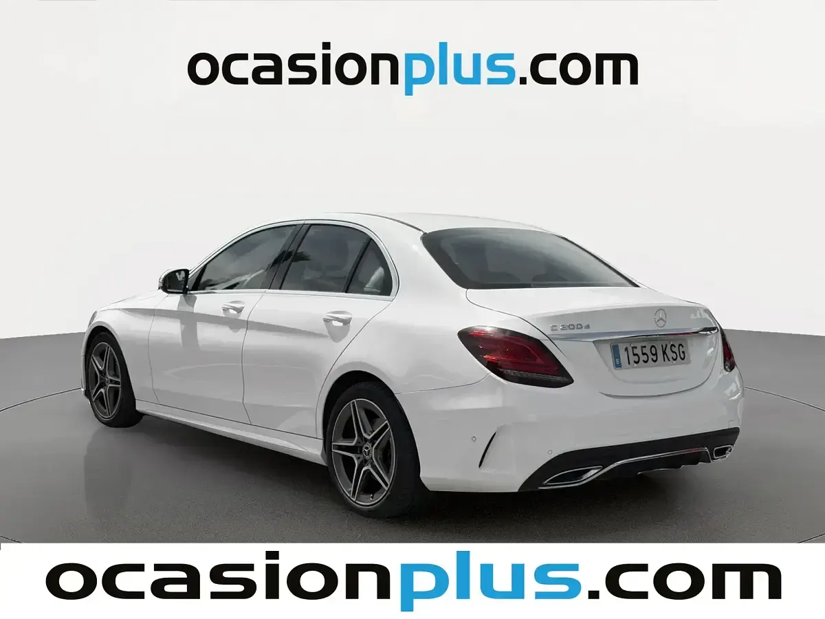 Usado Mercedes C200 150 CV (110 kW) 2018 Blanco Berlina