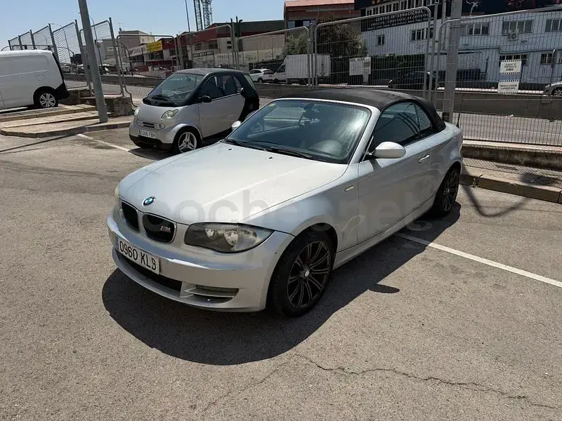 Usado BMW 118 Cabriolet Sport Line 143 CV (105 kW) 2009 Gris / plata Descapotable