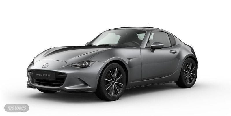 Gris Usado 2025 Mazda MX5 Exclusive-Line Descapotable | 36.990 € (Un poco caro) - Imagen 1/3