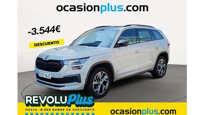 Gris Usado 2023 Skoda Kodiaq SportLine SUV | 30.900 € (Precio justo) - Imagen 1/4