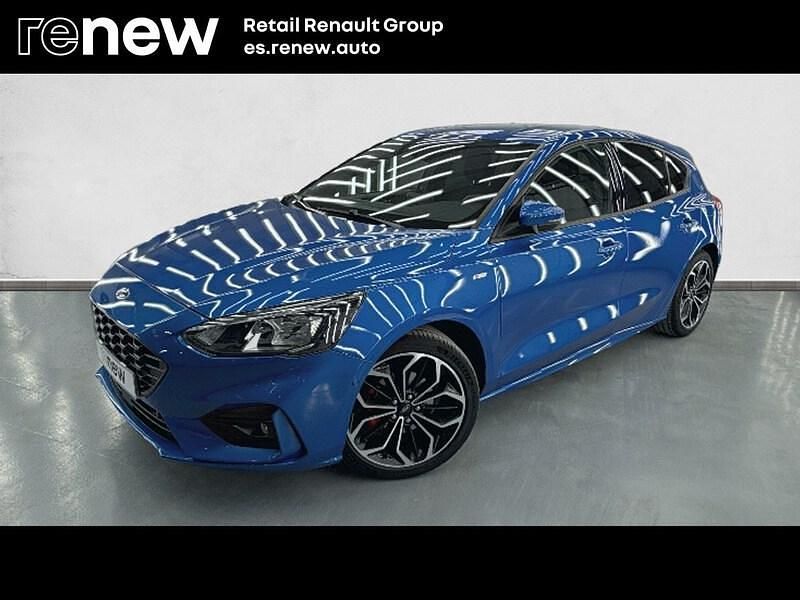Azul Usado 2021 Ford Focus ST-Line X Berlina | 17.990 € (Precio justo) - Imagen 1/4