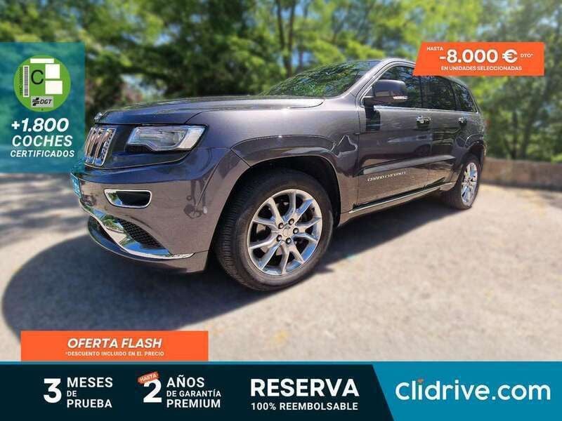 Gris Usado 2015 Jeep Grand Cherokee Summit SUV | 24.990 € (Caro) - Imagen 1/3