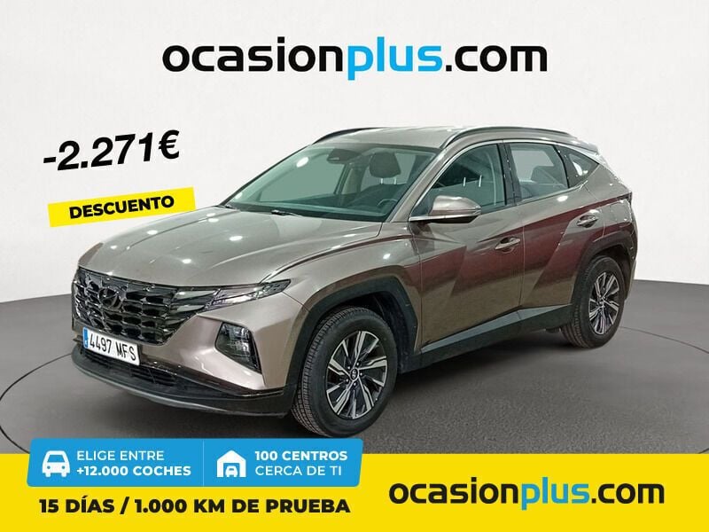 Marrón Usado 2023 Hyundai Tucson SUV | 22.990 € (Precio justo) - Imagen 1/4