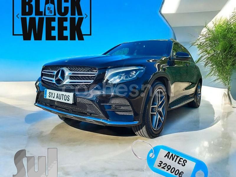 Negro Usado 2018 Mercedes GLC250 SUV | 30.900 € (Precio justo) - Imagen 1/4
