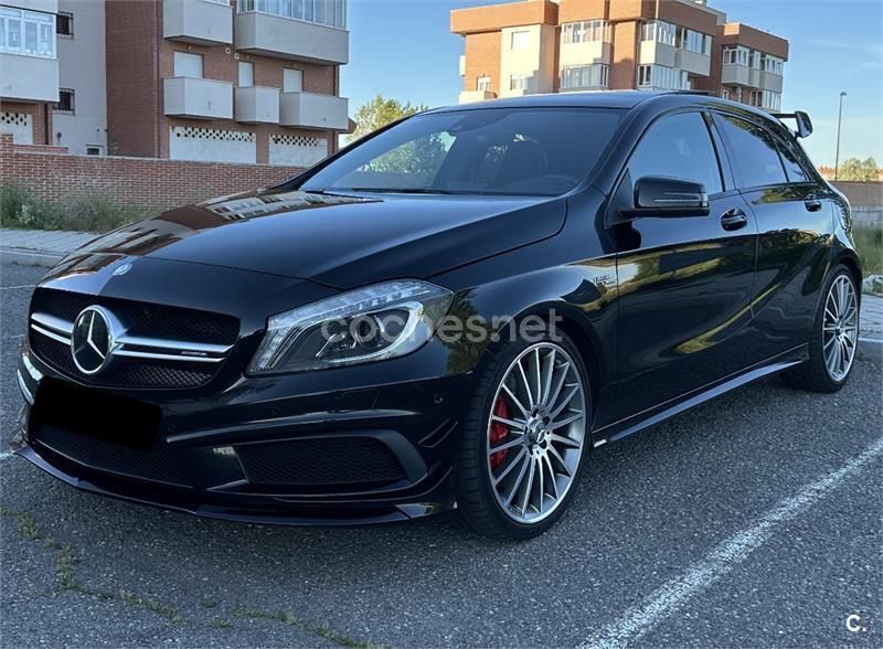 Negro Usado 2015 Mercedes A45 AMG AMG Berlina | 26.500 € (Buen precio) - Imagen 1/4