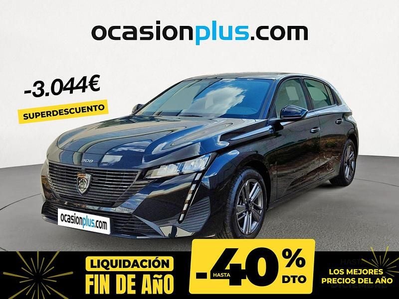Negro Usado 2024 Peugeot 308 Active Berlina | 19.500 € (Super precio) - Imagen 1/4