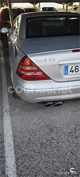 Usado Mercedes SLK32 AMG AMG 354 CV (260 kW) 2003 Gris / plata Descapotable