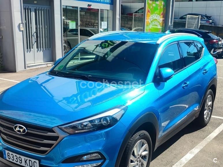 Begagnad Hyundai Tucson 115 HK (84 kW) 2017 Blå SUV
