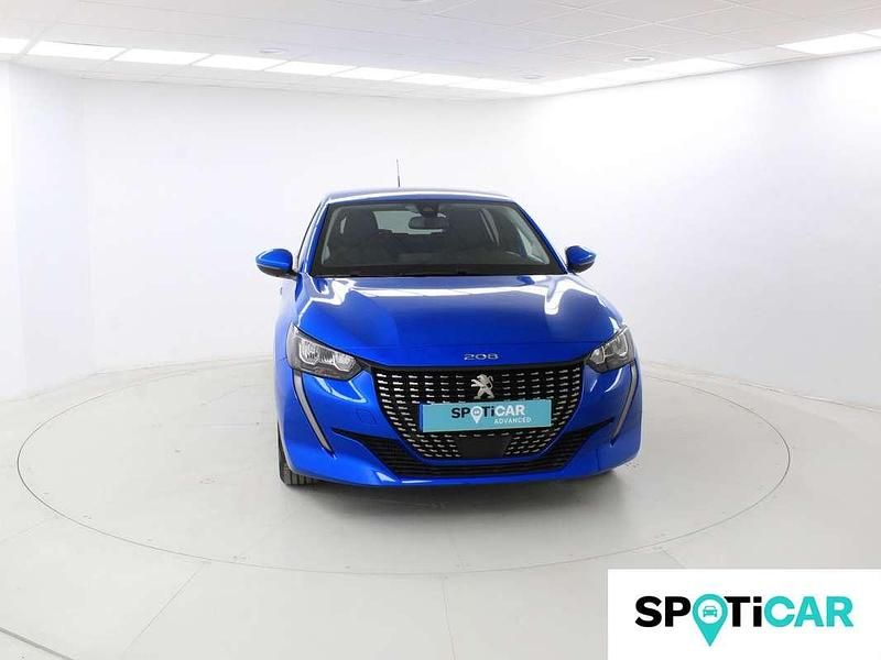 Usado Peugeot 208 Allure 99 CV (72 kW) 2021 Azul Utilitario