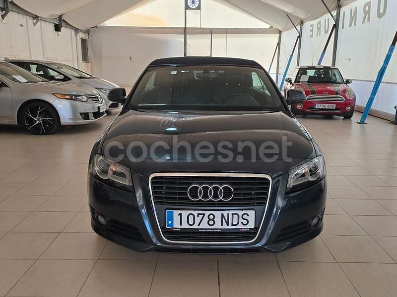 Negro Usado 2008 Audi A3 Cabriolet Ambition Descapotable | 12.500 € (Un poco caro) - Imagen 1/4