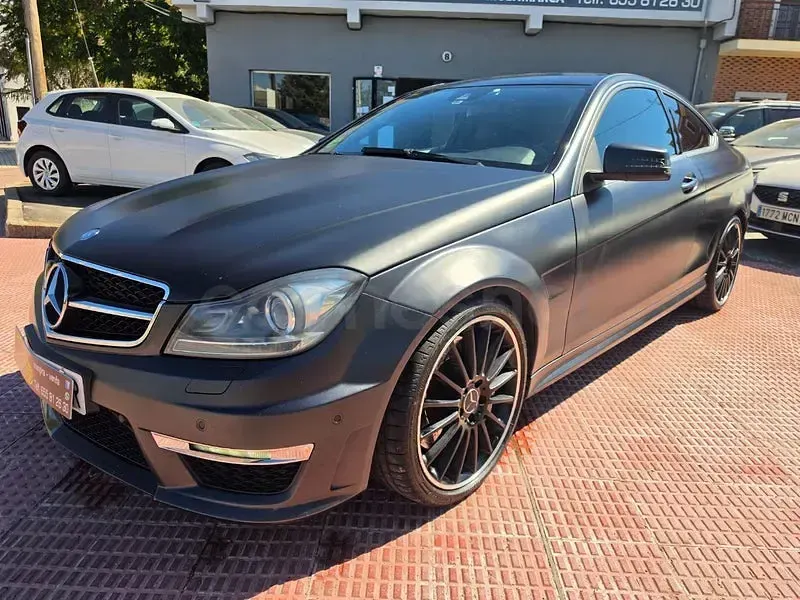 Usado Mercedes C63 AMG AMG 517 CV (380 kW) 2012 Negro Coupe