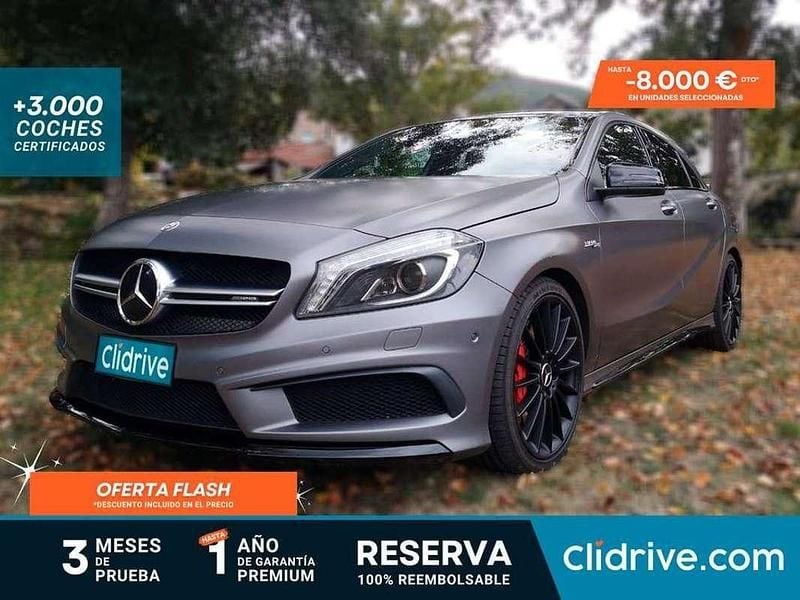Gris Usado 2015 Mercedes A45 AMG AMG Berlina | 22.390 € (Super precio) - Imagen 1/3