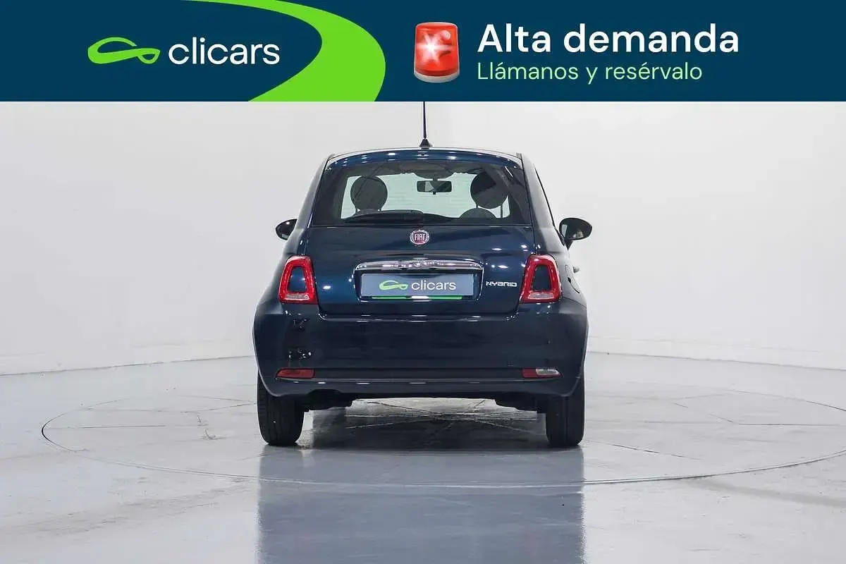 Usado Fiat 500 71 CV (52 kW) 2022 Azul Utilitario
