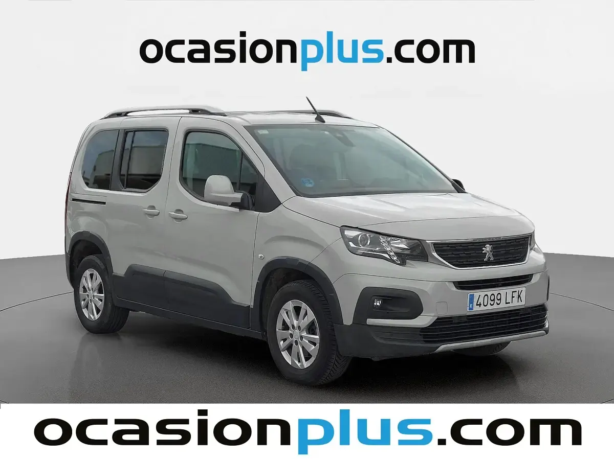 Käytetty Peugeot Rifter Allure 131 HP (96 kW) 2020 Harmaa Tila-auto
