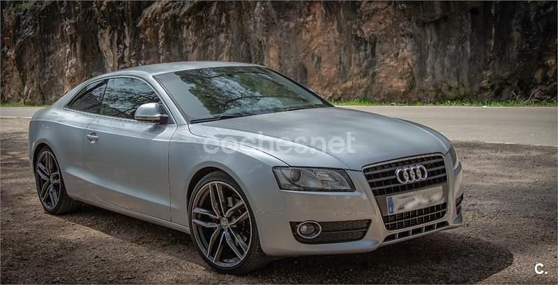 Usado Audi A5 190 CV (139 kW) 2008 Gris / plata Coupe