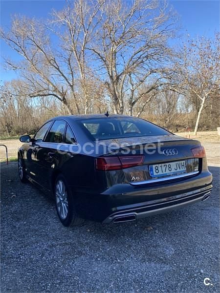Usado Audi A6 190 CV (139 kW) 2017 Negro Berlina
