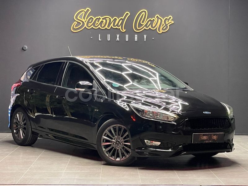 Negro Usado 2017 Ford Focus ST-Line Familiar | 10.790 € (Precio justo) - Imagen 1/4