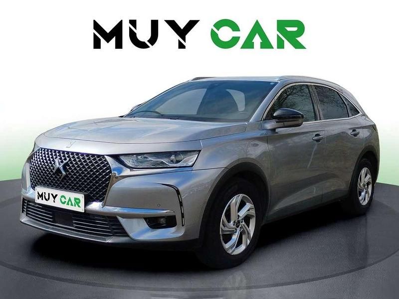 Usado DS Automobiles DS7 Crossback Be Chic 130 CV (95 kW) 2018 Gris SUV