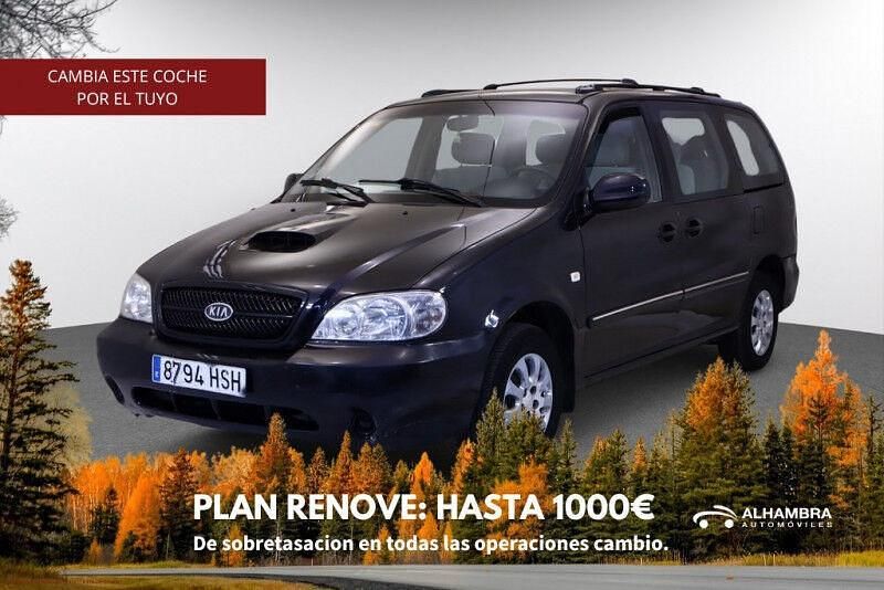 Negro Usado 2006 Kia Carnival Monovolumen | 7780 € - Imagen 1/4