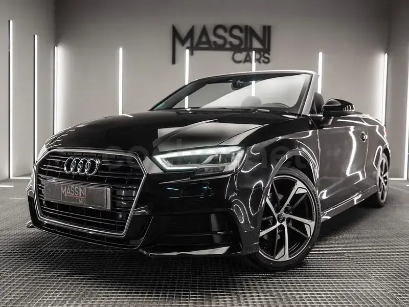 Usado Audi A3 Cabriolet S-Line 150 CV (110 kW) 2019 Negro Descapotable