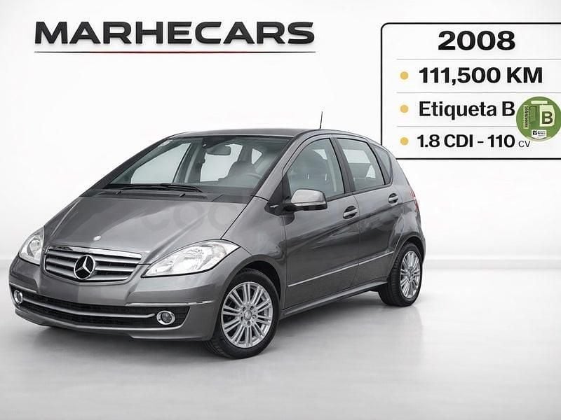 Usado Mercedes A180 Elegance 109 CV (80 kW) 2008 Gris / plata Monovolumen