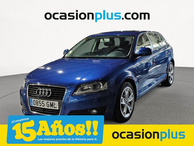Azul Usado 2009 Audi A3 Ambition | 9800 € (Un poco caro) - Imagen 1/4