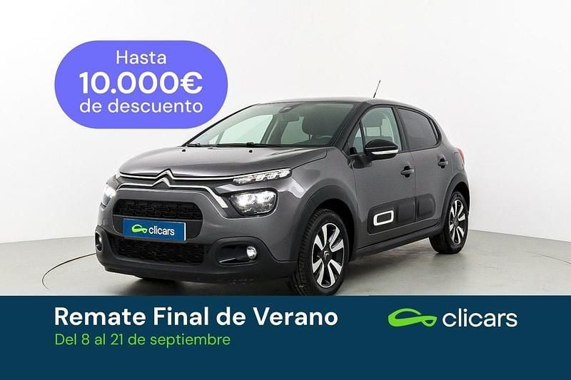Gris Usado 2024 Citroën C3 PureTech Utilitario | 13.590 € (Buen precio) - Imagen 1/4