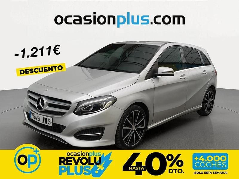 Usado Mercedes B180 109 CV (80 kW) 2017 Gris Monovolumen