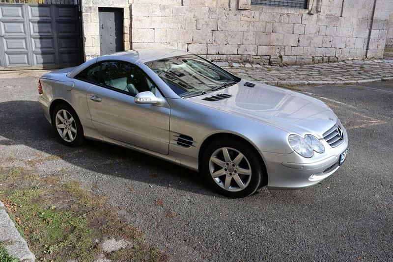 Usado Mercedes SL350 245 CV (180 kW) 2003 Gris Coupe