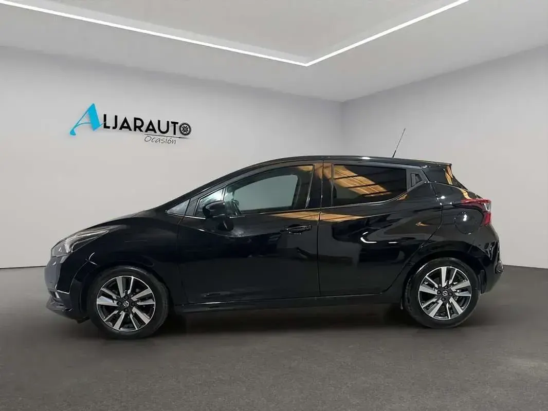 Usado Nissan Micra S 90 CV (66 kW) 2018 Negro Utilitario