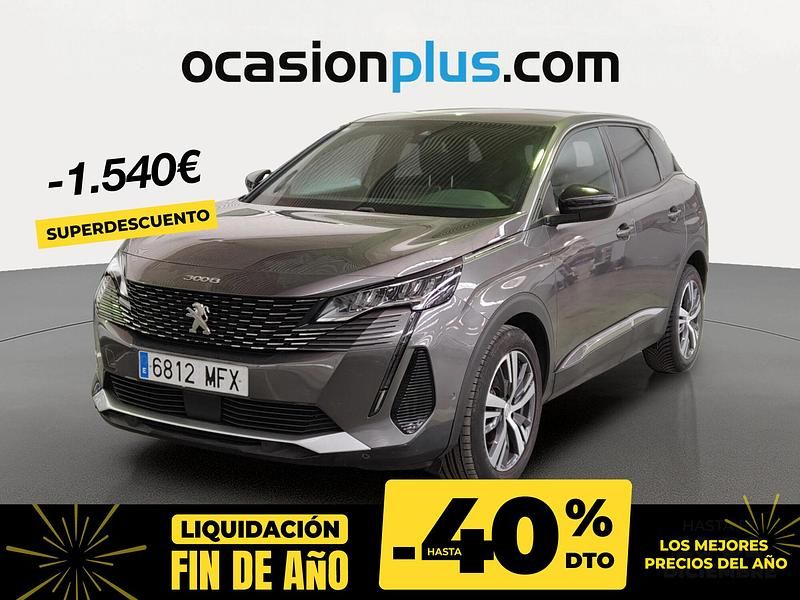 Usado Peugeot 3008 Allure 130 CV (95 kW) 2023 Gris SUV