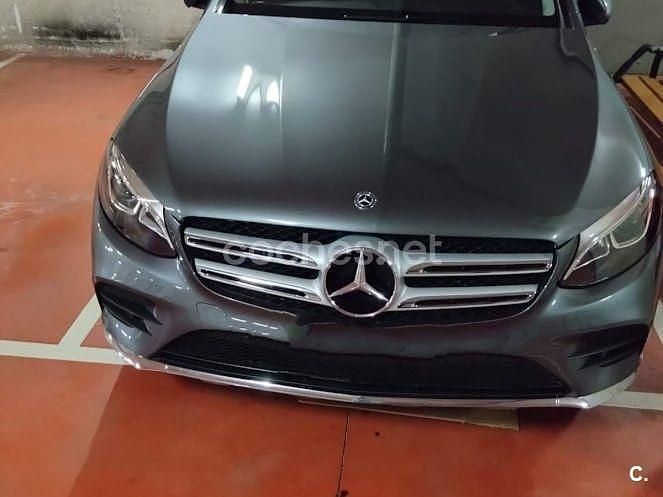 Usado Mercedes GLC350 AMG line 320 CV (235 kW) 2017 Gris / plata SUV
