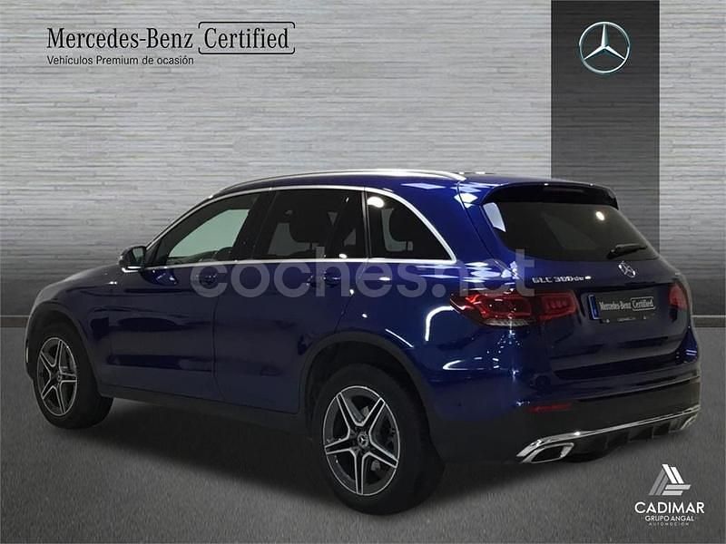 Usado Mercedes GLC300e AMG line 306 CV (225 kW) 2020 Azul SUV