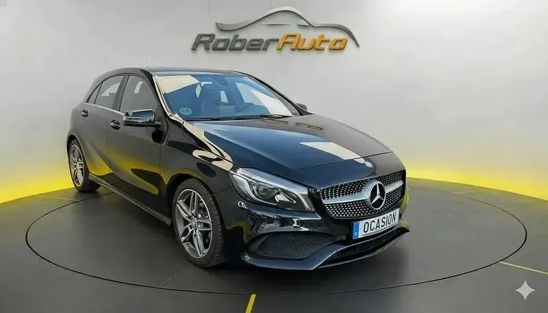 Occasion Mercedes A200 AMG line 136 PK (100 kW) 2016 Zwart Sedan