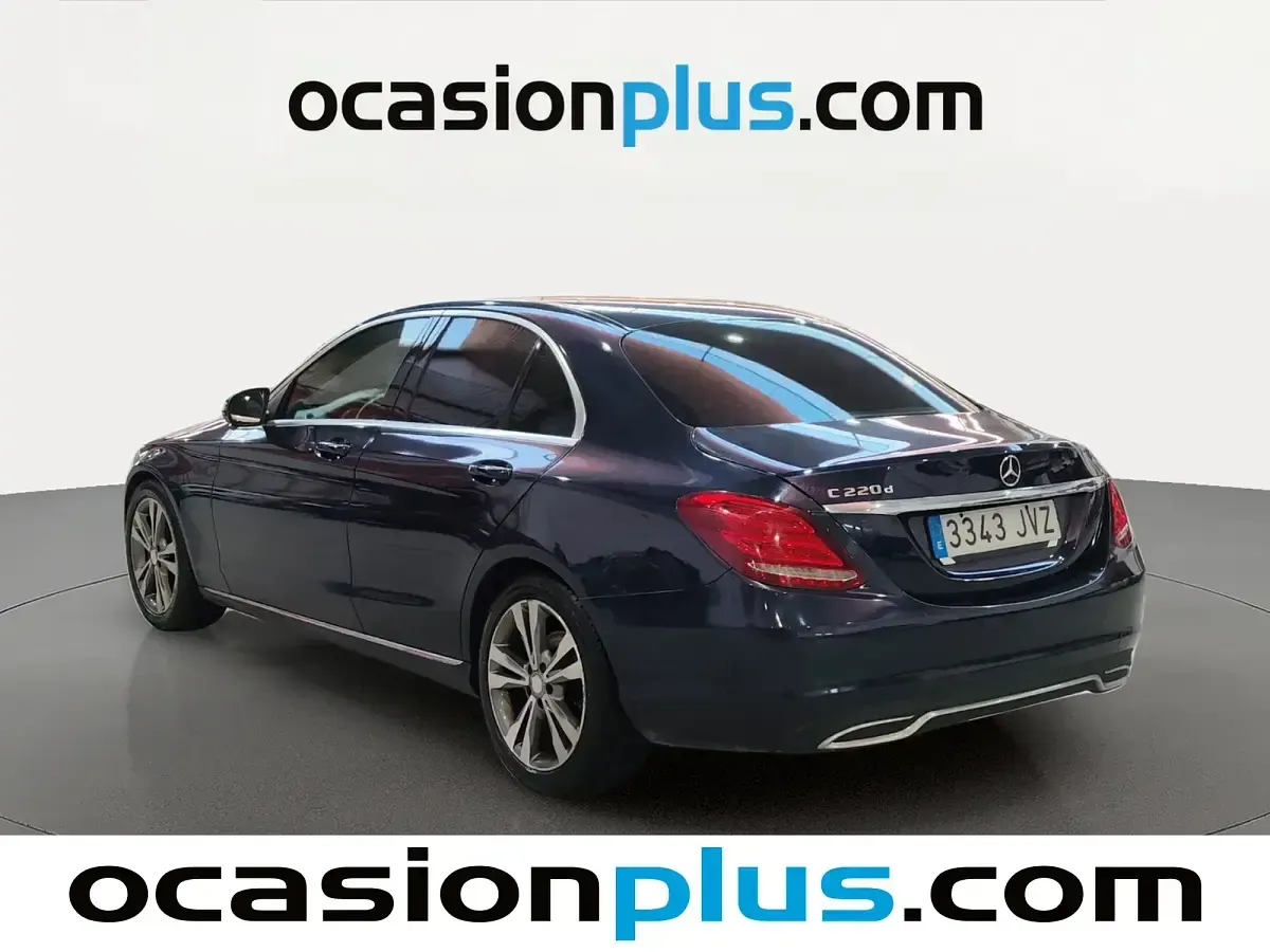 Käytetty Mercedes C220 170 HP (125 kW) 2017 Sininen Sedan