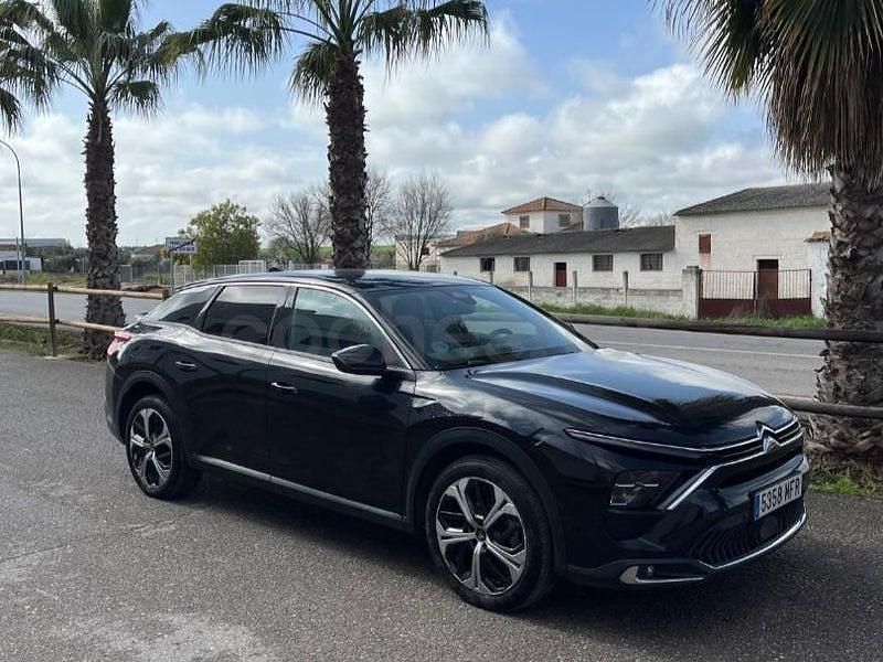 Usado Citroën C5 X Feel 130 CV (95 kW) 2023 Negro Familiar