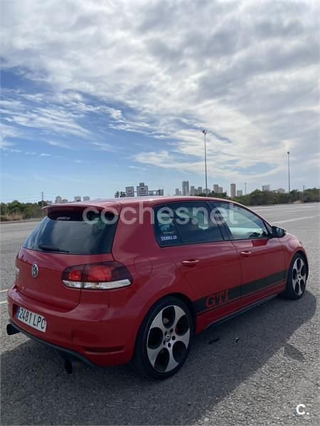 Usado VW Golf VI GTI 210 CV (154 kW) 2010 Rojo Utilitario