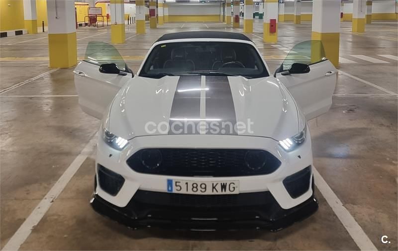 Usado Ford Mustang GT 450 CV (330 kW) 2018 Blanco Descapotable