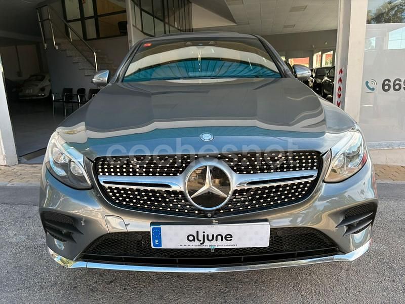 Usado Mercedes GLC350 258 CV (189 kW) 2017 Gris / plata Coupe
