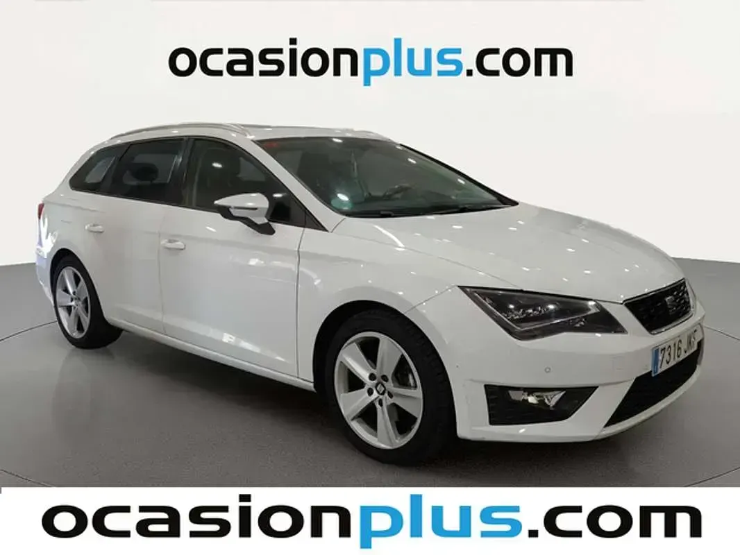 Usado Seat Leon ST FR 150 CV (110 kW) 2015 Blanco Familiar