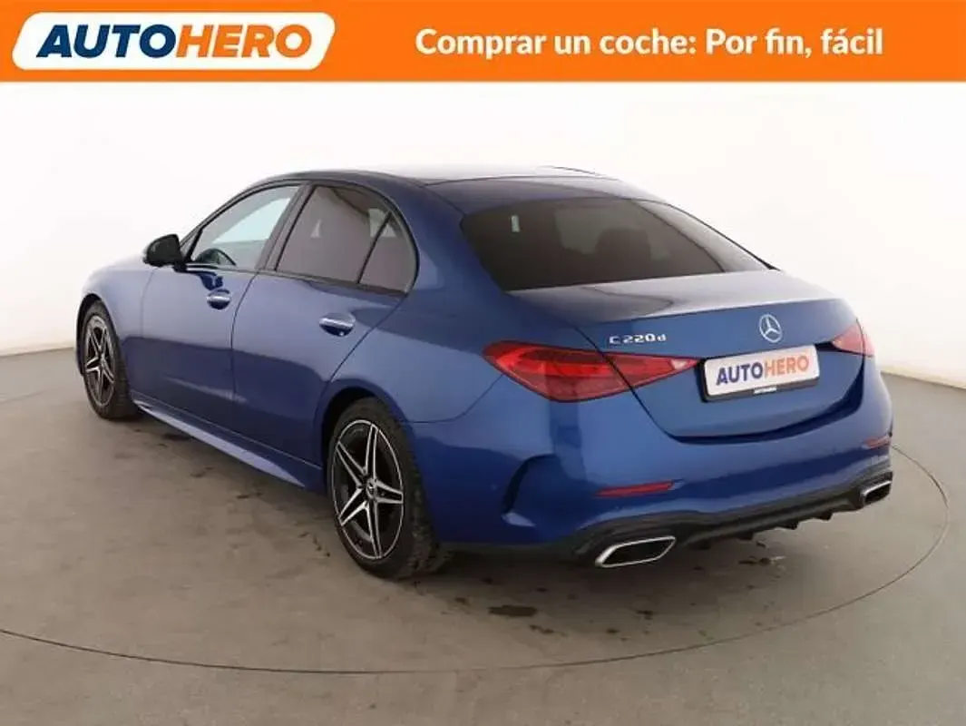 Usado Mercedes C220 AMG line 220 CV (161 kW) 2024 Azul Berlina