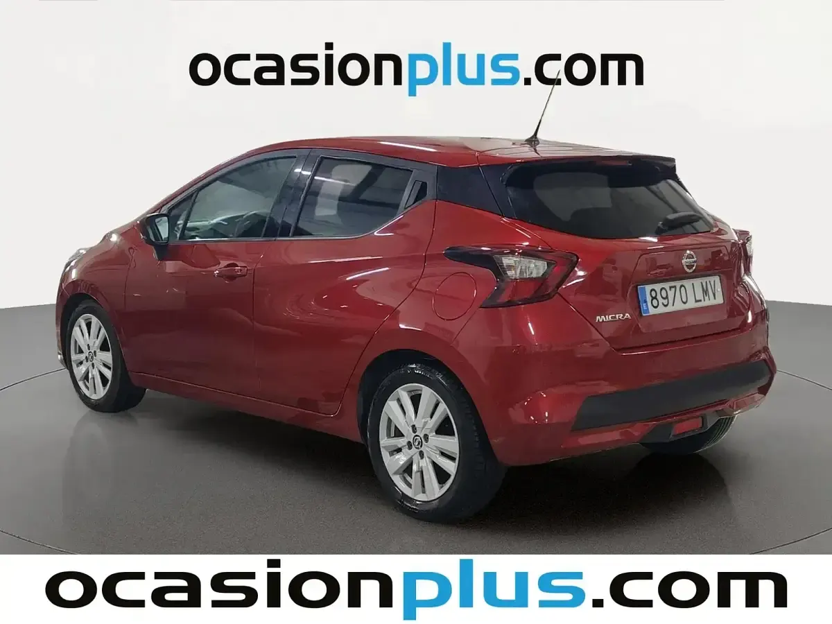 Usado Nissan Micra N-Connecta 100 CV (73 kW) 2021 Rojo Utilitario