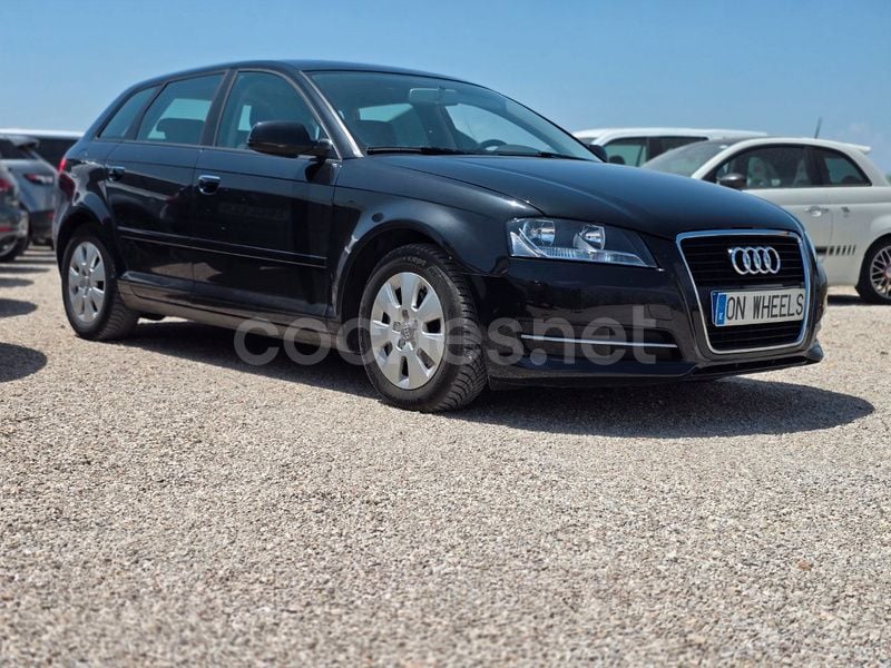 Negro Usado 2012 Audi A3 Sportback Ambiente Utilitario | 6700 € (Super precio) - Imagen 1/4