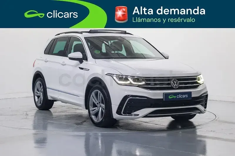 Usado VW Tiguan Allspace R-line 150 CV (110 kW) 2022 Blanco SUV