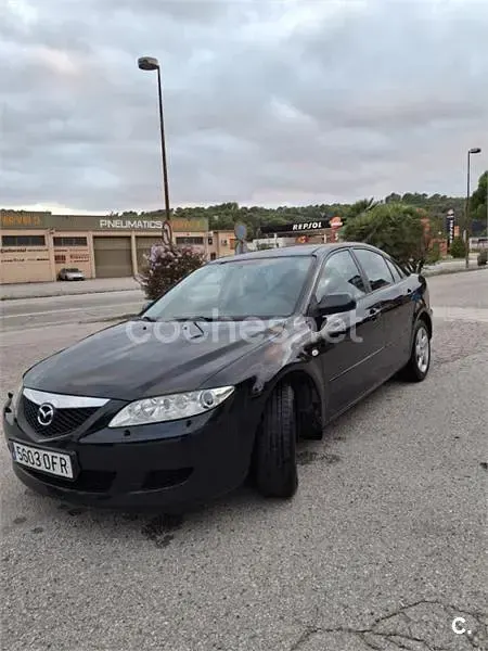 Usado Mazda 6 Active 136 CV (100 kW) 2005 Negro Berlina