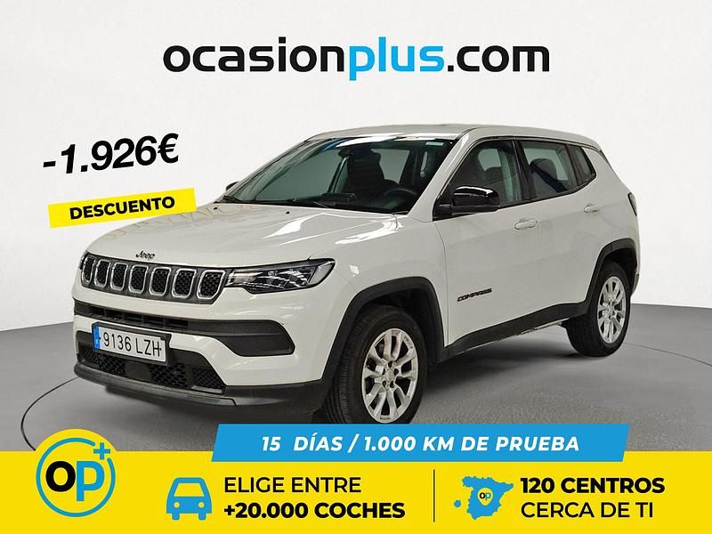 Usado Jeep Compass Longitude 130 CV (95 kW) 2022 Negro SUV