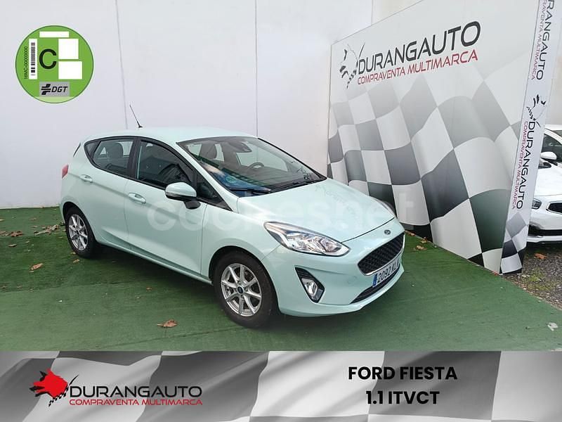 Verde Usado 2018 Ford Fiesta Trend Berlina | 8990 € (Precio justo) - Imagen 1/4