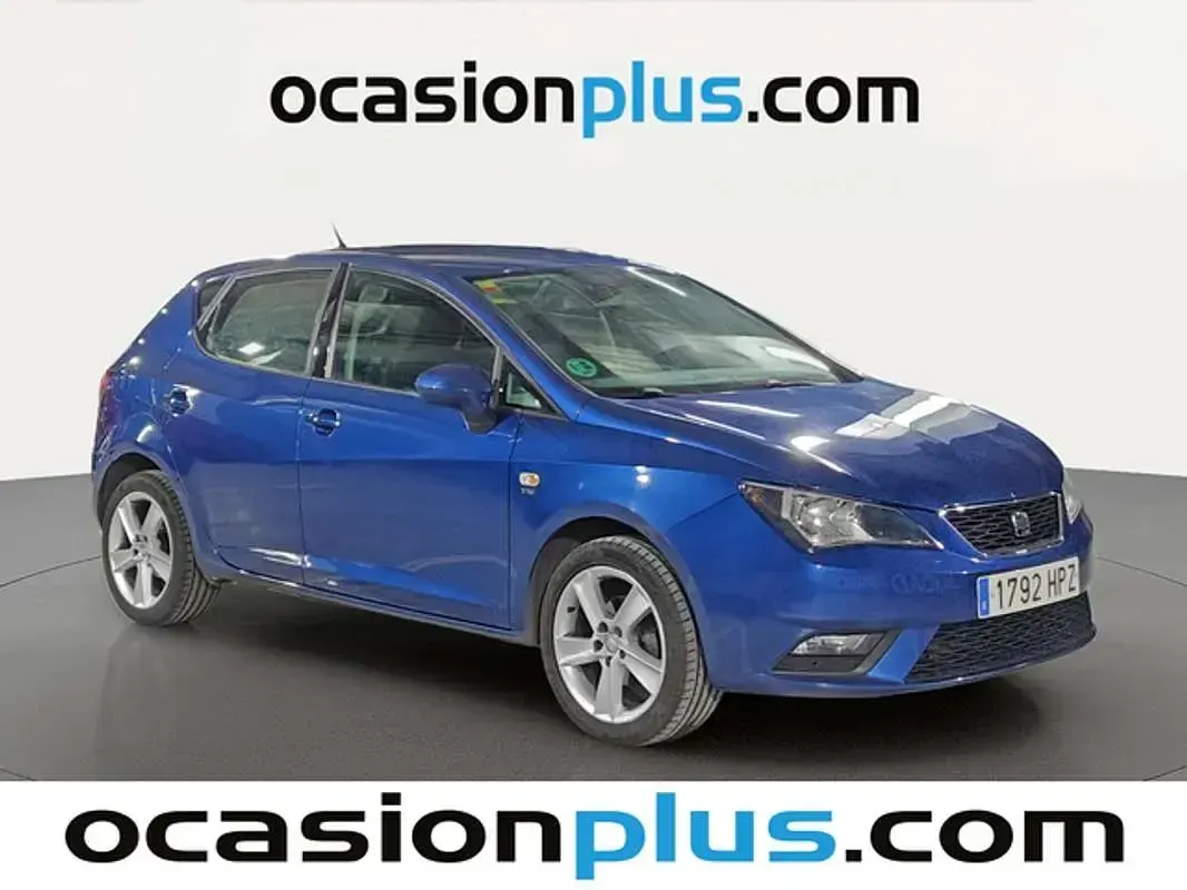 Usado Seat Ibiza Style 105 CV (77 kW) 2013 Azul Utilitario